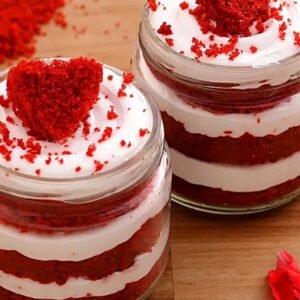 Red Velvet Cake Jar
