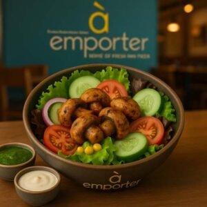 Mushroom Tikka Salad