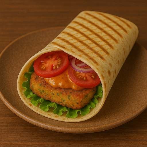 Veg. Makhani Brust Wrap